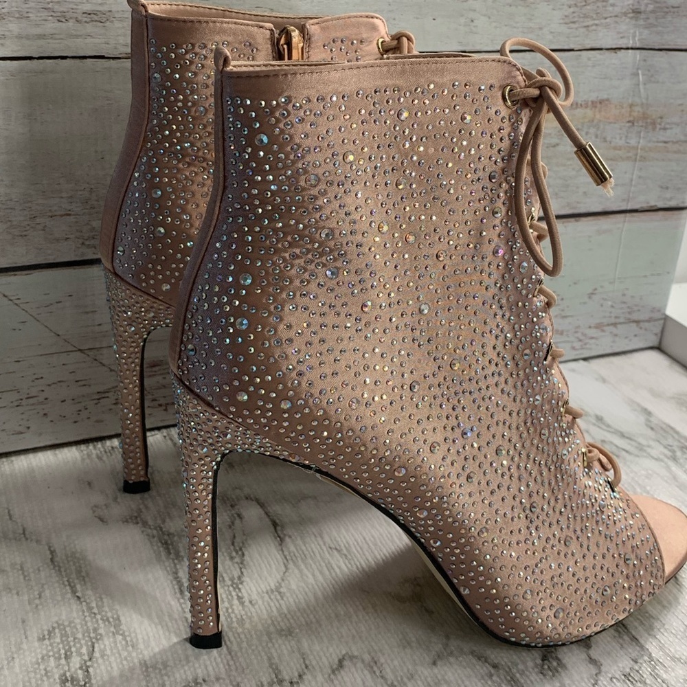 Shakira By Lady Couture High Heel Open Toe Rhinest - Picture 4 of 10